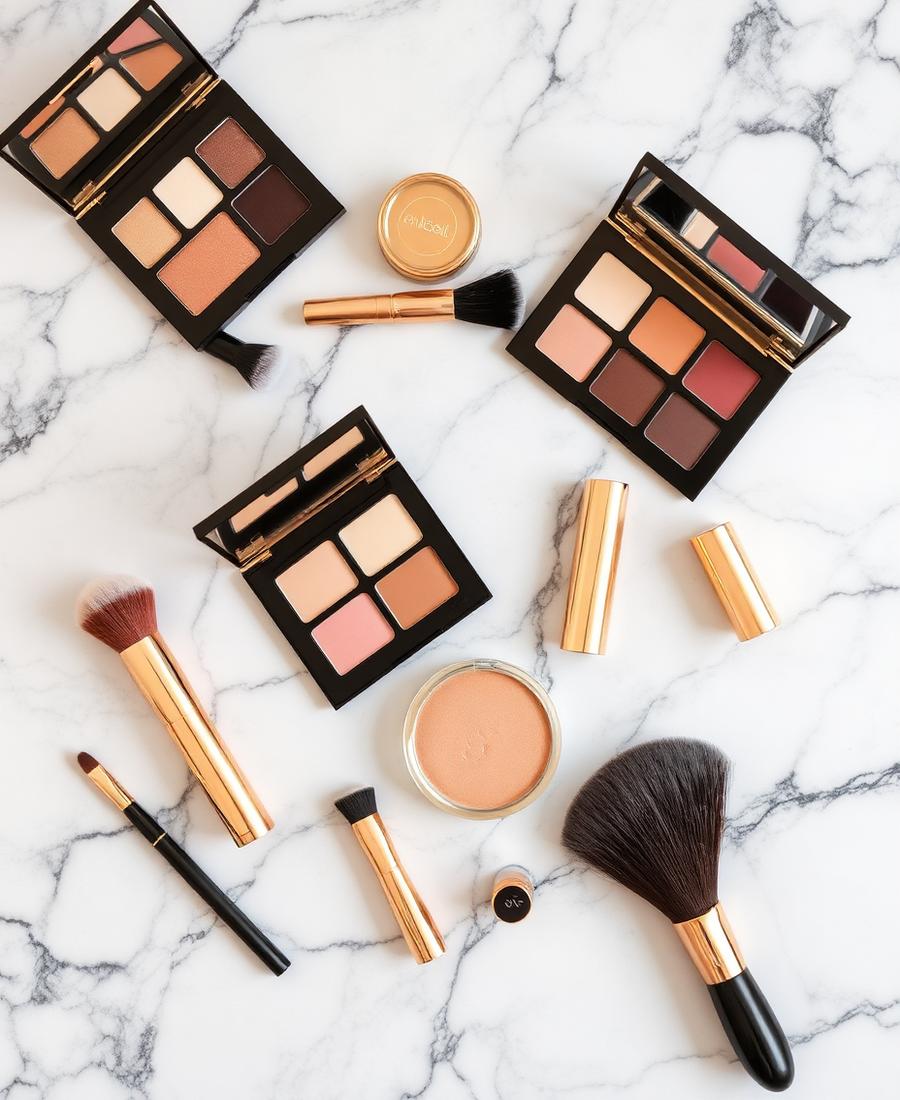 Professional makeup kit provided to students